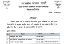 Madhya Pradesh BJP has released the process for the election of the state president