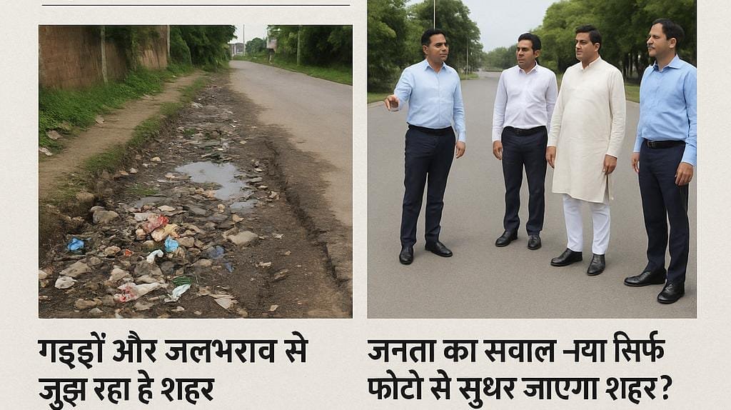 District administration and municipal corporation's propaganda versus ground reality
