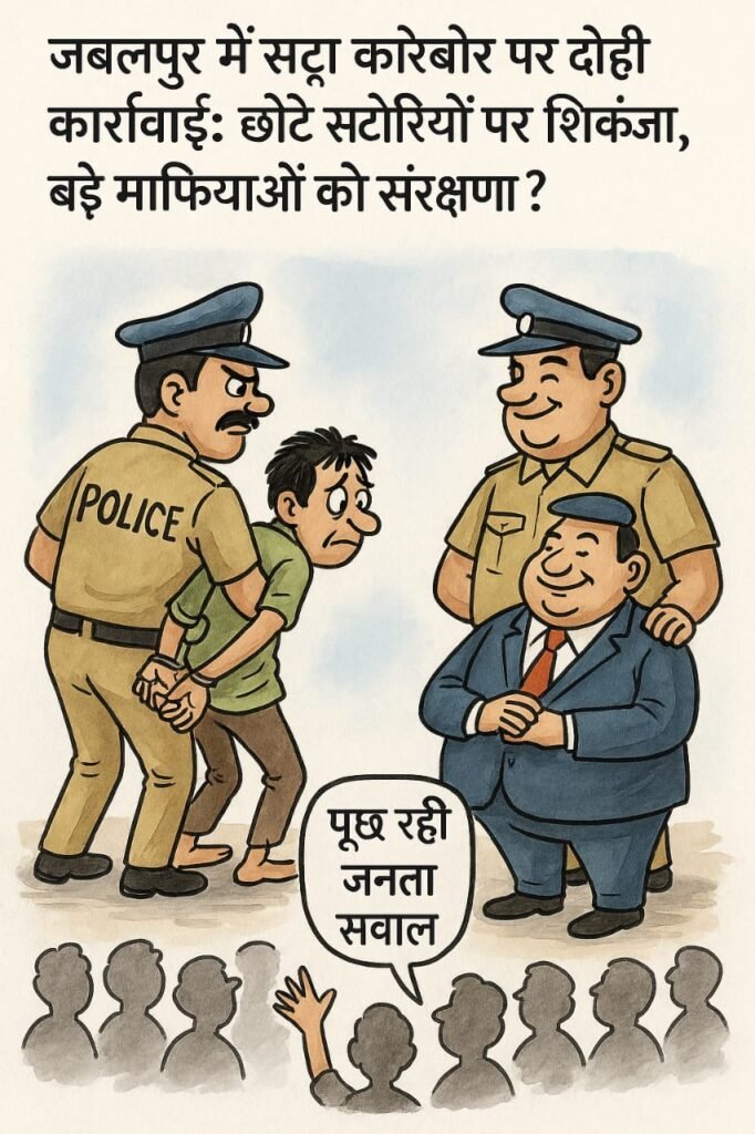 Double blow to betting in Jabalpur: Small bookies in trouble, big mafias safe!