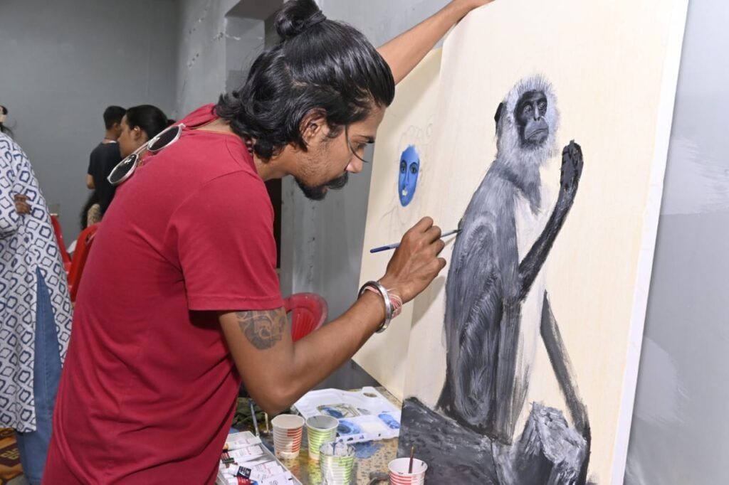 A unique confluence of painting, poetry recitation and classical dance will be seen today in Raza Smriti