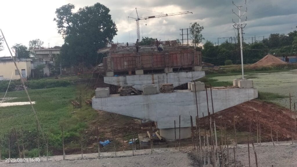 Khitola flyover, incomplete even after two and a half years, was to be ready in 20 months