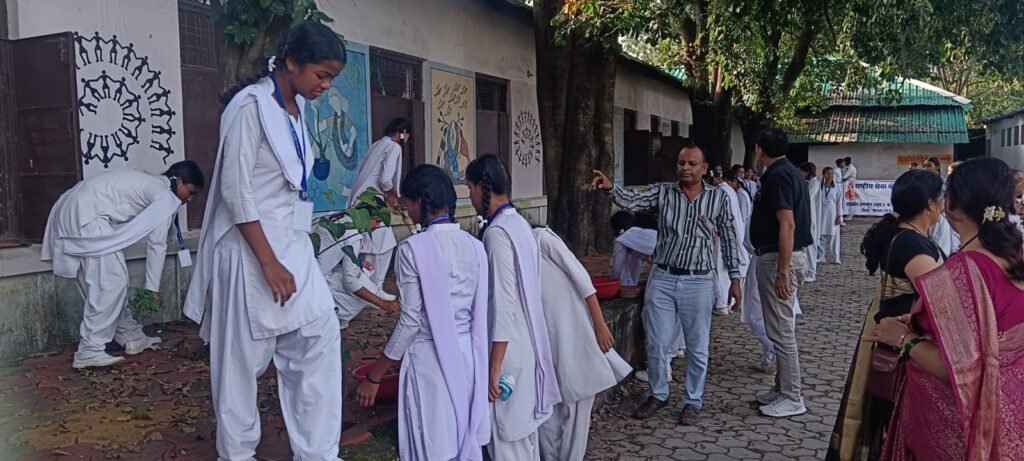 NSS students launched a cleanliness drive.