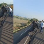 The "Road of Corruption," even better than America's, collapsed in Bhopal; the Chief Minister ordered an investigation. About 100 meters of the road collapsed.