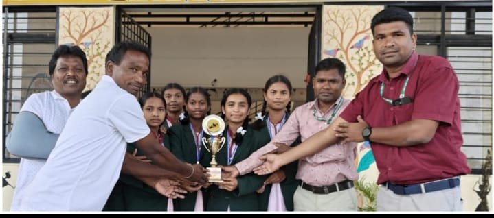 Girls' campus students won the Kho-Kho competition; the girls who performed well were left in need of a playground.
