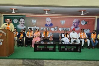 Bharatiya Janata Party, District Mandla discussed in detail about Voter List Revision (SIR) and upcoming programs. Special meeting held at BJP District Office.