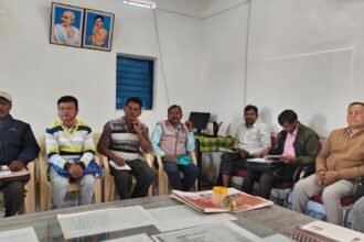 A review meeting on health and education indicators was held in Bajag.