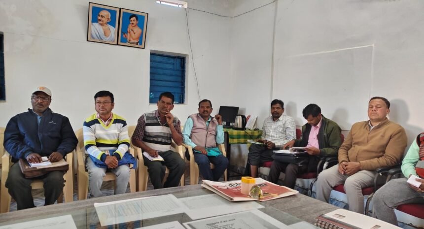 A review meeting on health and education indicators was held in Bajag.