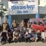 Nainpur police conduct major late-night raid on gambling den, seven accused arrested